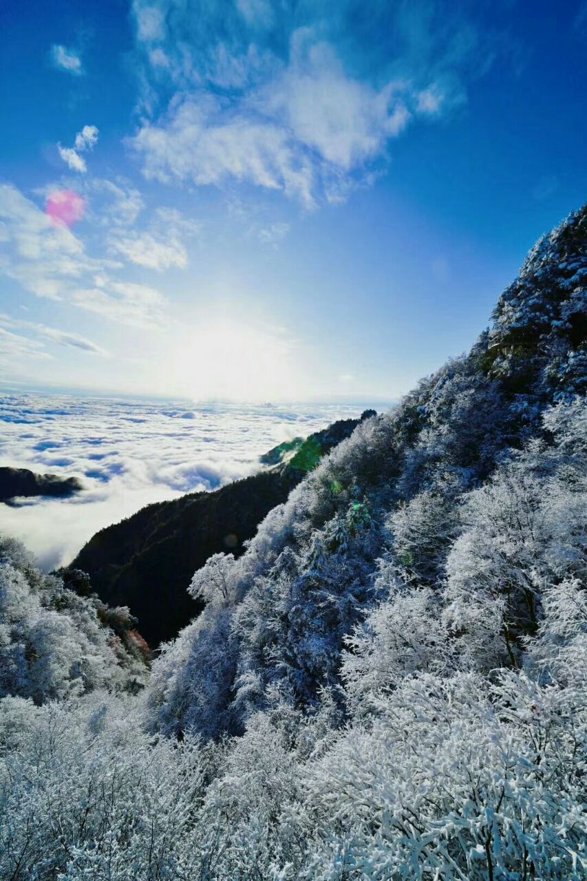 巴山大峡谷下雪了(组图)