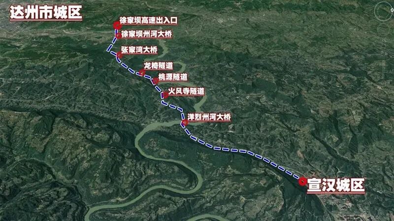 宣汉县高速规划图图片